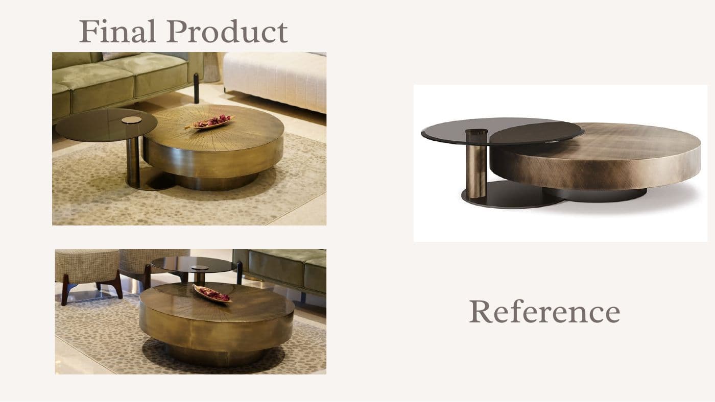 Custom furniture reference and final product 4